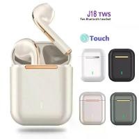 ราคา หูฟังบลูทูธ J18 TWS แบรนด์ใหม่และดั้งเดิม หูฟังไร้สายสเตอริโอ หูฟังแบบใช้ในหู แฮนด์ฟรี เหมาะสำหรับโทรศัพท์มือถือ หูฟัง ไร้ สาย บลูทูธ headset headphones airpods (1731618005301691649)
