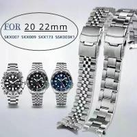 ราคา อุปกรณ์เสริมนาฬิกา สร้อยข้อมือสแตนเลส 316L สำหรับ Seiko 5 SRPD63K1 Skx007 009 สายรัดผู้ชาย สายนาฬิกาสีเงิน เข็มขัดสีเงิน 20 และ 22 มม. (1730194805604452702)