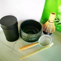 ราคา seiko เซตอุปกรณ์ชงชา6ชิ้น ถ้วยชงชาสีดำหิมะ​ มีพร้อมส่ง แปรงชงชา ช้อนตักชา แท่นเก็บแปรง กระชอนด้ามไม้ กระป๋องชาฝาปิด2ชั้น (1729643586777090436)