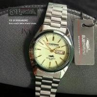 ราคา us submarine รุ่น J-035MD นาฬิกาข้อมือ ผู้ชาย ทรงไซโก seiko ระบบควอทต์ บอกวันที่ ของแท้ กันน้ำ 100% จัดส่งฟรี กทม (1731355081333836700)