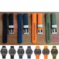 ราคา สายนาฬิกาแบบยาง รุ่น Crafter Blue CB13 for Seiko MM200 & Mini Turtle & Seiko Prospex GMT (1729731050199288100)