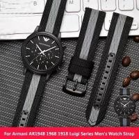 ราคา สายนาฬิกา, ผ้าใบไนลอนคุณภาพสูง, เข็มขัดนาฬิกา, เหมาะสำหรับ Seiko, Mido, Armani, AR1948, 1968, 1918, สายนาฬิกาผู้ชายชุด Luigi, 22mm (1732255793854974611)