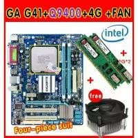 ราคา ชุดสี่ชิ้นสุดคุ้ม ประกอบด้วย Intel Core 2 Quad Core Q6600/Q9400/Core 2 Duo E6600/ E7400 CPU เมนบอร์ด Gigabyte G41M-ES2L LGA 775 หน่วยความจำ Kingston 4g พัดลมเงียบของ Intel และ Intel พร้อมพัดลมเงียบ (1