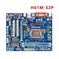 ราคา เมนบอร์ด Intel H61, ใหม่สำหรับ GIGABYTE, GA-H61M-S2P, GA-H61M-S2P-B3, GA-H61M-S2PV, GA H61M-S2P, H61M-S2P-B3, H61M-S2PV, LGA 1155, Micro ATX, เข้ากันได้กับ Intel (1731942084971299911)