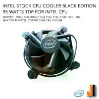 ราคา CODHeatsink แกนทองแดง Intel Stock CPU Cooler Black Edition For Intel CPU Socket LGA 1150, 1151, 1155, 1156, 1200 (ของใหม่ไม่มีกล่องสภาพดี)TikTok (1732037397826405625)