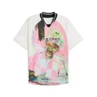 ราคา PUMA x KIDSUPER เสื้อยืดเจอร์ซีย์ผู้ชายลายกราฟิก สีขาว - 62951276 (1732214798446003467)