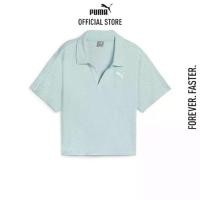 ราคา PUMA HER เสื้อโปโล คอปก ผู้หญิง สีฟ้า - 67788422 (1730536921632377099)