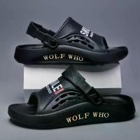 ราคา รองเท้าแตะกลางแจ้งฤดูร้อนสำหรับผู้ชาย เหมาะสำหรับวัยรุ่น กันลื่น กันกลิ่น พื้นหนา สไตล์สปอร์ต ใส่สบาย ใช้คู่สำหรับกิจกรรมชายหาดและกลางแจ้ง boots men puma x ferrari (1731355913031419101)