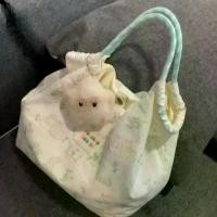 ราคา กระเป๋าสะพายไหล่กระต่ายน่ารัก พิมพ์ลาย มาใหม่ สำหรับนักเรียนหญิง สไตล์เกาหลี ทำจากผ้าใบ กระเป๋าการ์ตูน ความจุมาก เหมาะสำหรับการเดินทาง longchamp mini ของ แท้ กระเป๋า puma (1731837776271803743)