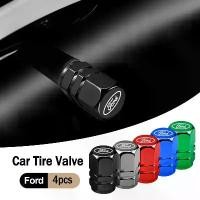 ราคา ฝาครอบวาล์วยางรถยนต์ 4 ชิ้น โลโก้โลหะ ฝาครอบกันฝุ่น สำหรับ Ford Focus Mk2 Mk4 Mk8, Fiesta, Mondeo, Shelby, Ecosport, Mustang, Puma Escape (1731876888920163462)