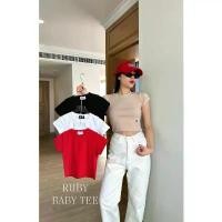 ราคา THESUNCO - RUBY BABY TEE (ลด30%เก็บคูปองหน้าแอป) เสื้อยืดครอป อะไหล่นิกเกิลเงินฉลุ THESUN ขายดีประจำเดือนนี้ (1731875392691340378)