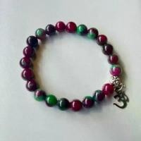 ราคา กำไลหิน RUBY ZOISITE หินรูบี้ซอยไซต์ หินแห่งสติปัญญา สร้อยข้อมือหินแท้ ขายร้อน (1731887413200848598)