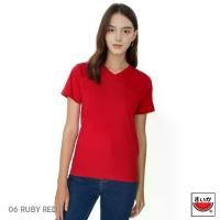 ราคา แตงโม (SUIKA) - เสื้อแตงโม ORIGINAL T-SHIRTS คอวี คอกลม สี 06.RUBY RED (1729489099584211776)