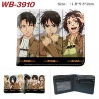 ราคา กระเป๋าสตางค์ หนัง PU ใบสั้น ลายการ์ตูน Attack on Titan Levi Rivaille Eren Jaeger Hanji Zoe น่ารัก มีบริการเก็บปลายทาง (1731873716092504010)