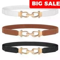 ราคา เข็มขัดสตรีทแฟชั่น หัวเข็มขัดทองคู่ ดีไซน์ยืดได้ สไตล์วินเทจ เหมาะสำหรับกระโปรง/เสื้อเชิ้ต เข็มขัด levi ' แท้ (1731975842497136115)