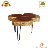ราคา โต๊ะกลางไม้ประดู่ Indy Furniture รุ่น Paduak-01 สีธรรมชาติ ขาเหล็กสีดำ (1730864181332576952)