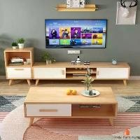 ราคา ตู้วางทีวีไม้ยางพารา Indy Furniture รุ่น Dora สีธรรมชาติ/บานขาว (1730863147084974776)