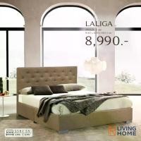 ราคา เตียง 3.5, 5, 6 ฟุต หุ้มหนัง PU รุ่น LALIGA | Livinghome Furniture Mall (1729588805450106892)