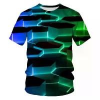 ราคา เสื้อยืดผู้ชาย ลายกราฟฟิกเรขาคณิต ยอดนิยม พิมพ์ดิจิตอล 3 มิติ เสื้อยืดพิมพ์ลาย เครื่องพิมพ์ เสื้อยืดดิจิตอล (1731543267403860385)
