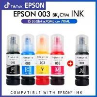 ราคา สำหรับ หมึกสี Epson 003 สามารถใช้สำหรับ EcoTank L3101、L3150、L3110、L1110、L1210、L3116、L3156L5196、L3216、L31152、L3210 เครื่องพิมพ์, หมึกเครื่องพิมพ์อิงค์เจ็ทสี (1732211985033692694)