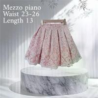 ราคา กระโปรงลูกไม้สีชมพู Mezzo piano (1731597104071739222)
