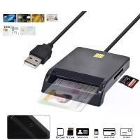 ราคา COD เครื่องอ่านบัตรประชาชน Smart Card Reader เครื่องอ่านบัตรประชาชน เครื่องอ่านบัตรสมาร์ทคาร์ด USB Smart Card Reader IC/ ID สำหรับ Windows Linux OS (1731258032320776535)