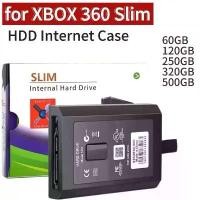 ราคา กล่องฮาร์ดดิสก์ภายในสำหรับคอนโซลเกม HDD บางรุ่น: 320GB, 250GB, 60GB, 120GB, 500GB, เหมาะสำหรับ Microsoft XBOX 360 Slim Jogos (1730979877484333855)
