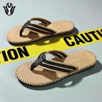 ราคา รองเท้าแตะส้นเตารีดผู้ชาย ทอ พื้นหนา กันลื่น ทนต่อการสึกหรอ น้ำหนักเบา กันน้ำ มีคลิปหนีบ kito รองเท้าแตะ yeezy รองเท้า fitflop แท้ อาริ ของ ccoo ผู้ ชาย คาร์บอน แบรนด์ lacoste ฅน (1731334218228402048)