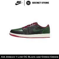 ราคา [ผ่อน0%] รองเท้า NIKE Air Jordan 1 Low OG Black and Gorge Green สำหรับผู้หญิง | [CZ0775-036] (1731113595301956601)