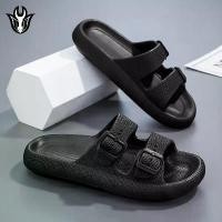 ราคา รองเท้าแตะสายเดี่ยว สไตล์คู่รัก หัวเข็มขัด น้ำหนักเบา กันลื่น ใส่สบาย กันน้ำ เหมาะสำหรับการพักผ่อนในร่มและกลางแจ้ง 89 รองเท้า ลีซอ kswiss nike air rift force converse adidas adiz (1731449769953560497)