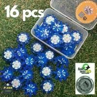 ราคา ปุ่มรองเท้ากอล์ฟ 16 pcs. Spikes golf cleats Fast Twist 3.0 & tour lock insert system for FJ Ecco Nike (new) (1731890540140332781)