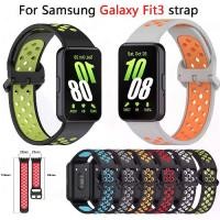 ราคา สายรัดซิลิโคน NIKE สำหรับ Samsung Galaxy Fit 3 สมาร์ทวอทช์ นาฬิกาข้อมือกีฬา สองสี (1730127478608399090)