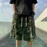 ราคา กางเกงคาร์โก้ลายพรางสำหรับผู้ชาย, สไตล์อเมริกันสตรีทฤดูร้อน, ทรงหลวม, กระเป๋าขนาดใหญ่, กางเกงตรงยาวปานกลางกีฬา, กางเกงขาสั้น, กางเกงขายาว 3/4, กางเกง Nike, [COD] angel short (1731301338333283879)