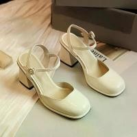 ราคา รองเท้าแมรี่เจน ส้นหนา รองเท้าส้นสูงใหม่ zara heels (1731587264775095747)