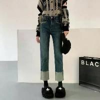 ราคา กางเกงยีนส์เอวสูง ทรงตรง สำหรับผู้หญิง ฤดูใบไม้ผลิ 2024 สไตล์ใหม่ สไตล์เกาหลี กางเกงแปดจุด กางเกงยีนส์ทรงบอย zara (1730733768089766041)