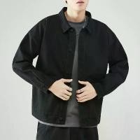 ราคา เสื้อแจ็กเก็ตเดนิม ทรงหลวม สไตล์มินิมอล สำหรับผู้ชาย เหมาะสำหรับฤดูใบไม้ผลิและฤดูใบไม้ร่วง อินเทรนด์และลำลอง มีสไตล์ แบรนด์แฟชั่น เหมาะสำหรับทำงาน เสื้อแจ็กเก็ตสีทึบ zara jacket ဈ ေ း (173229467792195