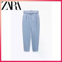 ราคา 【SALE】Zara ใหม่ กางเกงขายาวลําลอง เอวสูง พร้อมเข็มขัด สําหรับสตรี (1731587443494126931)