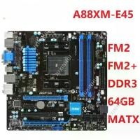 ราคา เมนบอร์ดเดสก์ท็อป, ใหม่สำหรับ MSI A88XM-E45 V2, ซ็อกเก็ต AMD A88X, FM2/FM2+ DDR3, 64GB, เมนบอร์ด MATX (1731942070658171975)