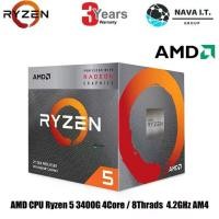 ราคา AMD CPU RYZEN 5 3400G 4CORE / 8THRADS MAX BOOST 4.2GHZ AM4 WITH RADEON RX VEGA 11 GRAPHICS ... (1730048862742612112)