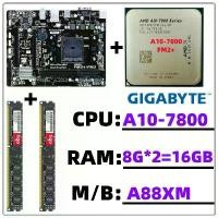 ราคา ชุดเมนบอร์ด AMD แบบบูรณาการ + CPU + เมนบอร์ดสำหรับเดสก์ท็อป Gigabyte มือสอง FM2 FM2+A68HM-DS2 A68HM-S1 A68HM-K 7680 8GB/16GB, เหมาะสำหรับใช้เดสก์ท็อป, รวมชุดรวม (1731315483628832335)