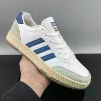 ราคา รองเท้าผู้ชาย ลำลอง อเนกประสงค์ รองเท้าผ้าใบสามแถบ ดีไซน์เรียบง่าย ใส่สบาย รองเท้าสีขาว ผลิตโดยมาใหม่ ေ ဘ ာ လ ီ အ စ ု ံ high knee converse (1732089391297497005)