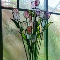 ราคา Valentine Tulip / กระจกสเตนกลาส กระจกสี แต่งบ้าน แต่งห้องน่ารักๆ (1730027341242338182)