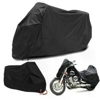 ราคา [เก็บเงินปลายทาง] ผ้าคลุมรถมอเตอร์ไซค์ บิ๊กไบค์ จักยาน กันน้ำ กันแดด กันฝุ่น สีดำ Motorbike Waterproof Cover Protector Cover Rain Protection BreathableXXL (1731214270998546410)