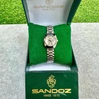 ราคา SANDOZ นาฬิกาข้อมือผู้หญิง กระจก sapphire กันรอยขีดข่วน (1731840302365771175)