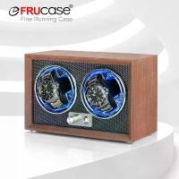 ราคา Frucase - ม้วนนาฬิกาคู่สำหรับนาฬิกาอัตโนมัติ 2 Rolex กล่องแสดงเครื่องประดับ ที่เก็บของสะสม ลายไม้พร้อมไฟ (1729719932991802145)