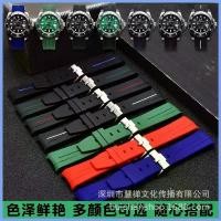 ราคา สายนาฬิกาซิลิโคนโค้ง เหมาะสำหรับ Rolex สีดำและสีเขียว Submariner สายรัด Air King GMT สร้อยข้อมือผู้ชาย 20mm (1731318287008761578)