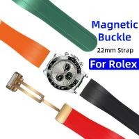 ราคา สายนาฬิกาซิลิโคน, สำหรับ Rolex, 22mm, สายยาง, สีดำ, ปลายโค้ง, สายนาฬิกามหาสมุทร, สร้อยข้อมือ Ghost Water, เข็มขัดข้อมือ, หัวเข็มขัดสีทอง, เหมาะสำหรับผู้ชายและผู้หญิง, กันน้ำ, เหมาะสำหรับกีฬาสายนาฬิกา