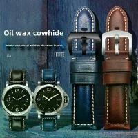 ราคา สายหนัง เหมาะสำหรับนาฬิกา Panerai/Citizen/Fossil/Breitling หนังวัวย้อนยุค สายรัดผู้ชาย 22 24mm (1731794369794378615)
