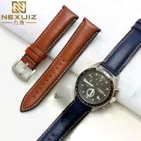 ราคา สายหนังแท้ Fossil สำหรับผู้ชาย Q สมาร์ท FTW1114ME3110 FS5436 มีขนาด 24/20/22 มม. เข้ากันได้กับ Fossil Genuine Leather Watch Q, (1731943041496942090)