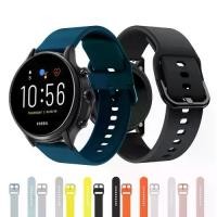 ราคา สายซิลิโคนสำหรับ Fossil Gen 5 Carlyle HR Julianna HR สร้อยข้อมือแบบนิ่มสำหรับ Fossil Sport 43mm/Q Exploorist HR Gen4 สายนาฬิกาอัจฉริยะ (1729768620874172745)